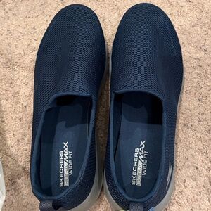 Skechers GOwalk Max Slip-On Walking Shoes Navy Blue ~Men’s Size 14 wide